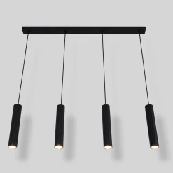 Lámpara colgante minimalista cuádruple 
