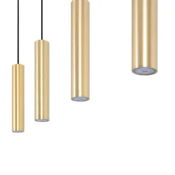 Lámpara colgante minimalista cuádruple 
