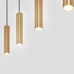 Lámpara colgante minimalista cuádruple 