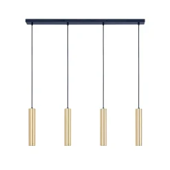 Lámpara colgante minimalista cuádruple 