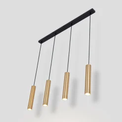Lámpara colgante minimalista cuádruple 