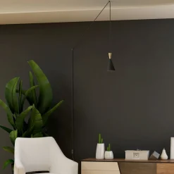 Lámpara colgante nórdica con cable y enchufe 