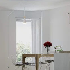 Lámpara colgante nórdica con cable y enchufe 
