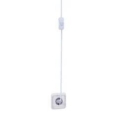 Lámpara colgante nórdica con cable y enchufe 