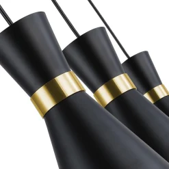 Lámpara colgante nórdica de metal 