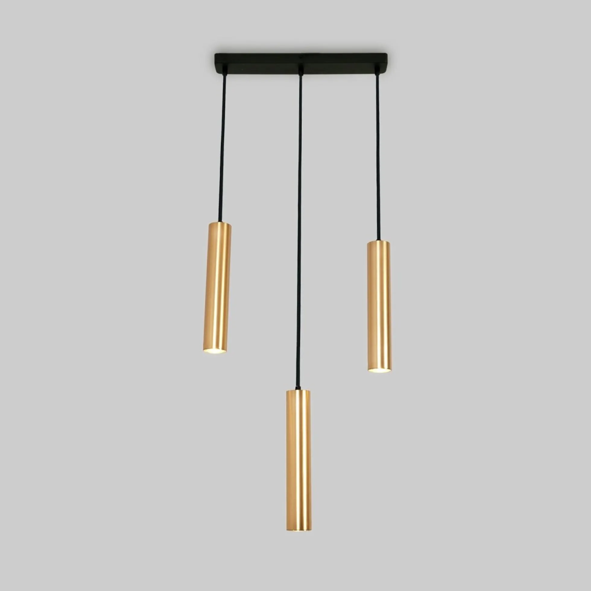 Lámpara colgante triple minimalista "Bila 3" - GU10