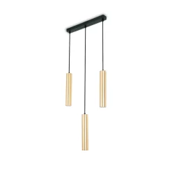 Lámpara colgante triple minimalista