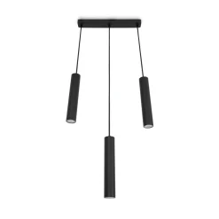 Lámpara colgante triple minimalista