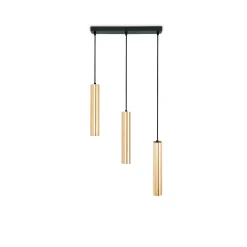 Lámpara colgante triple minimalista