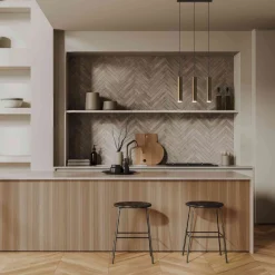 Lámpara colgante triple minimalista