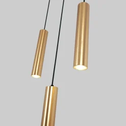 Lámpara colgante triple minimalista