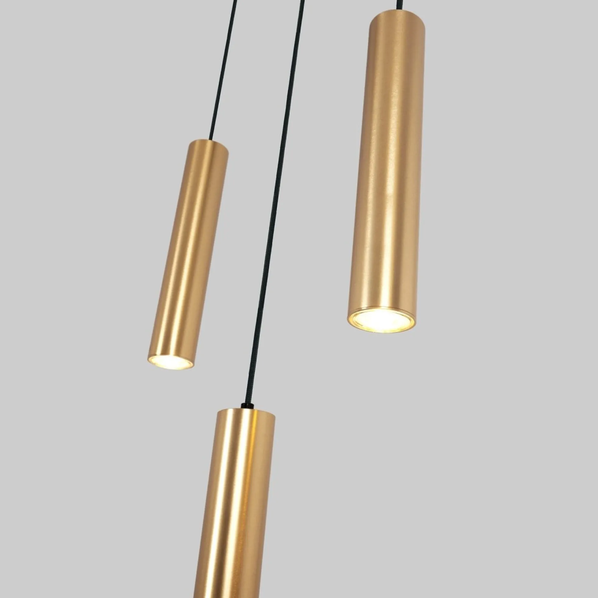 Lámpara colgante triple minimalista "Bila 3" - GU10