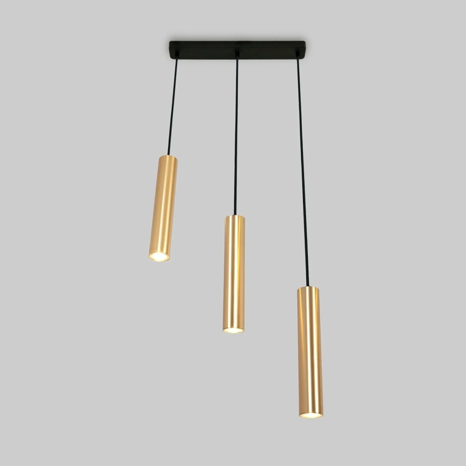 Lámpara colgante triple minimalista "Bila 3" - GU10