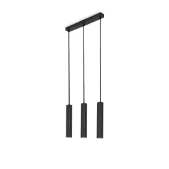 Lámpara colgante triple minimalista