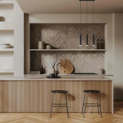 Lámpara colgante triple minimalista
