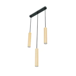 Lámpara colgante triple minimalista