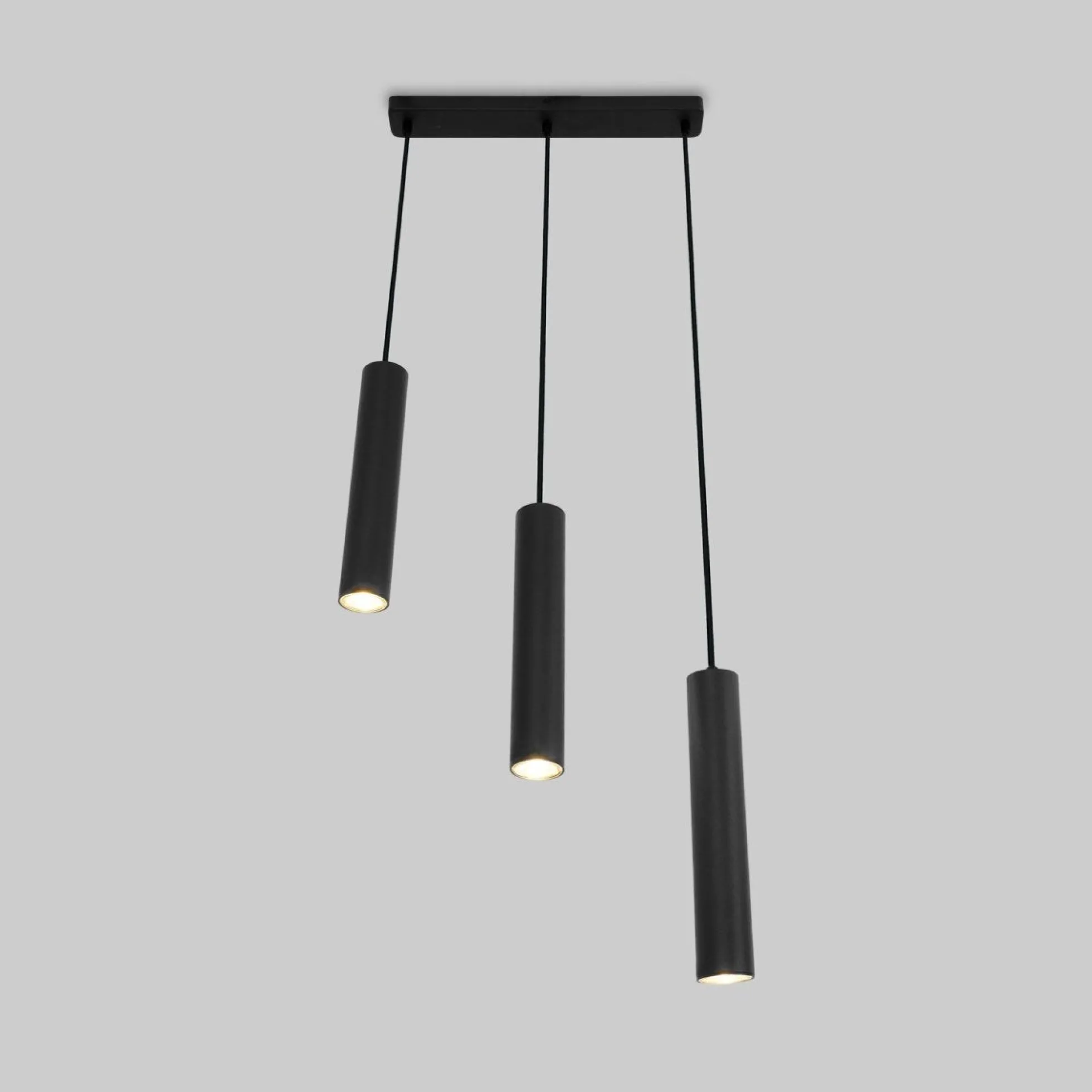 Lámpara colgante triple minimalista "Bila 3" - GU10