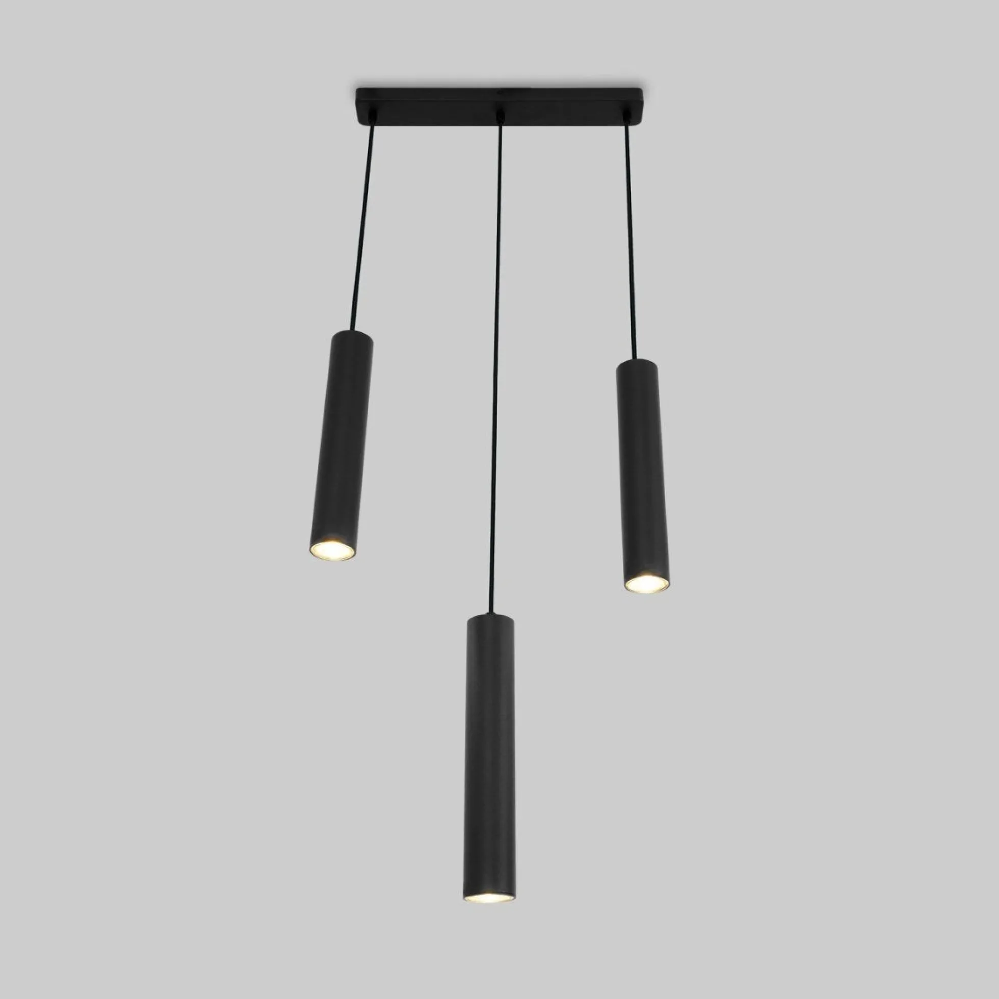 Lámpara colgante triple minimalista "Bila 3" - GU10
