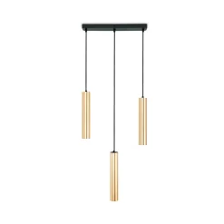 Lámpara colgante triple minimalista