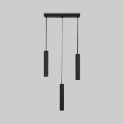 Lámpara colgante triple minimalista