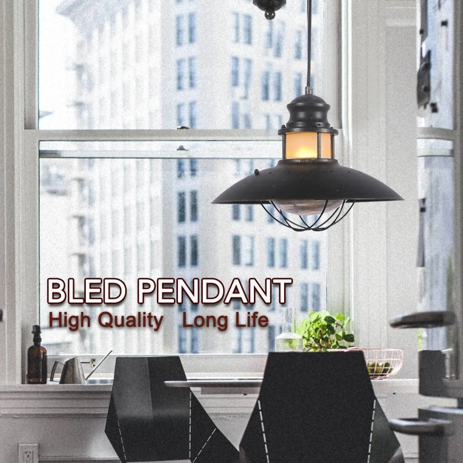 Lámpara colgante vintage "COAL PENDANT"
