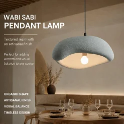 Lámpara colgante "Wabi Sabi 014" - E27 - 60cm