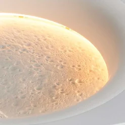 Lámpara de escayola trimless en forma de luna 