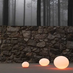 Lámpara de exterior "Stone" - RGBW - 1,2W - Ø32 - Recargable
