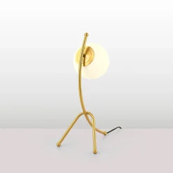 Lámpara de mesa bola cristal 