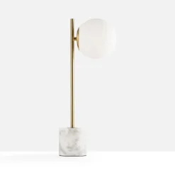 Lámpara de mesa bola cristal 