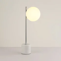 Lámpara de mesa bola cristal 