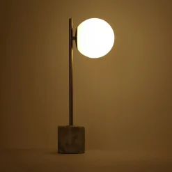 Lámpara de mesa bola cristal 