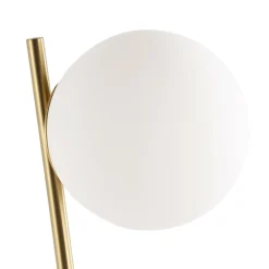 Lámpara de mesa bola cristal 