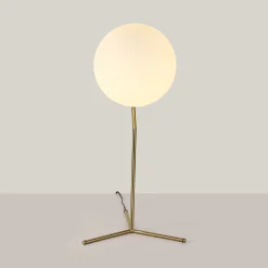 Lámpara de mesa bola cristal