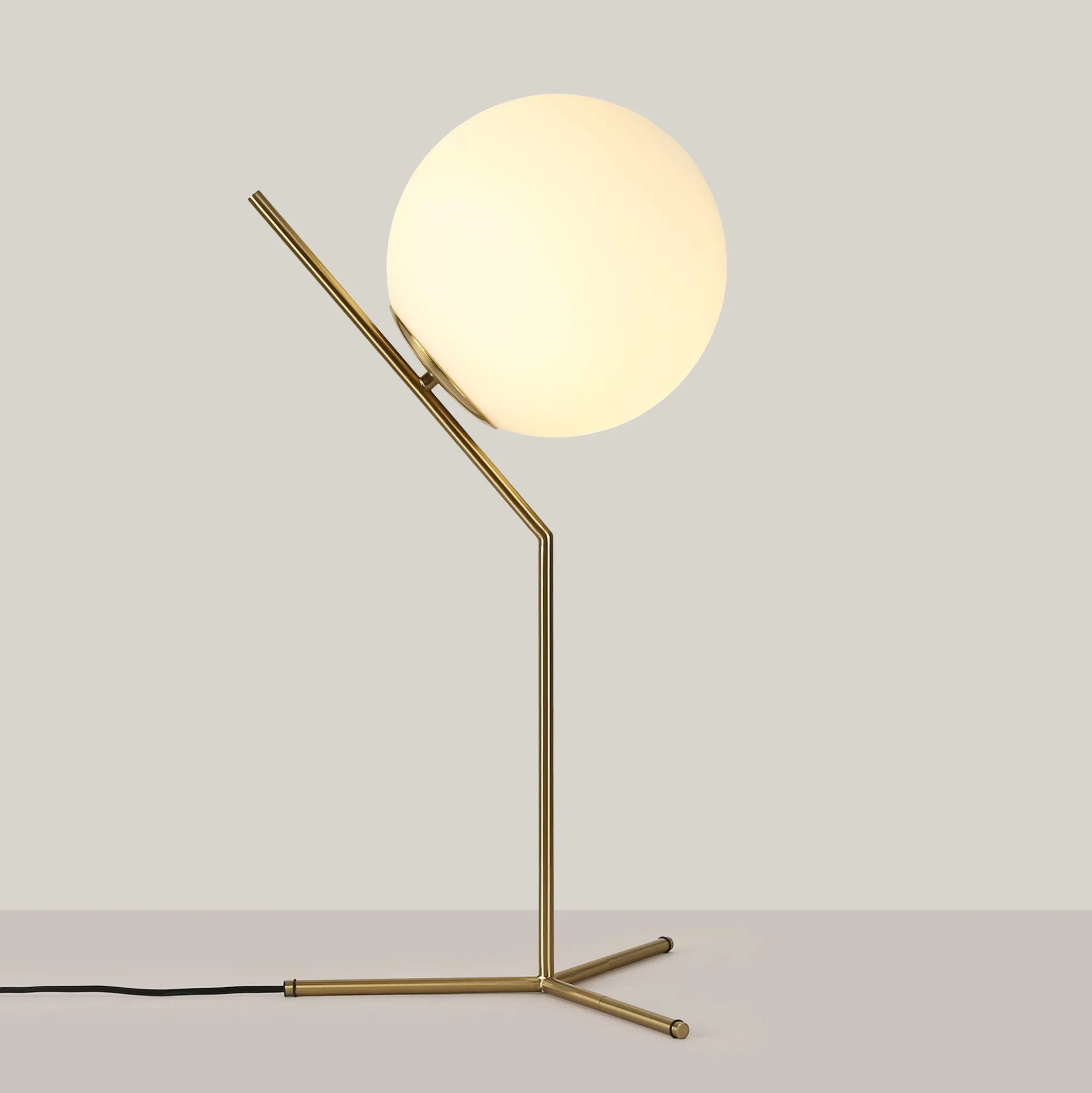 Lámpara de mesa bola cristal "NOLA" - E27 - Ø 25cm