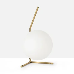 Lámpara de mesa bola cristal
