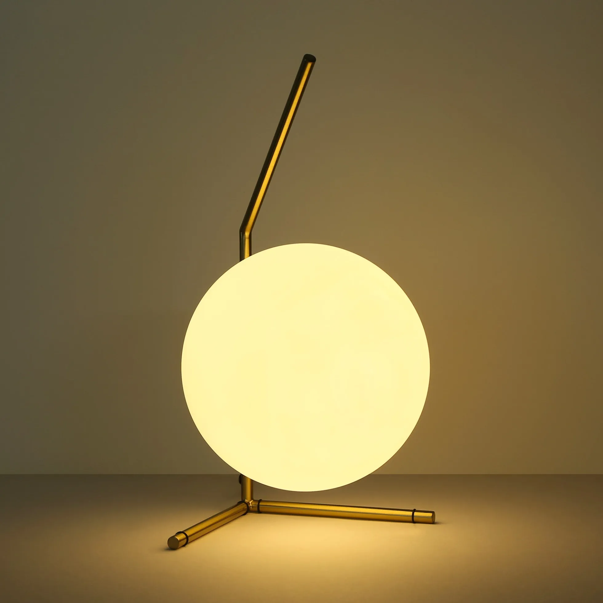 Lámpara de mesa bola cristal "OCTO 200" - E27 - Ø 22cm