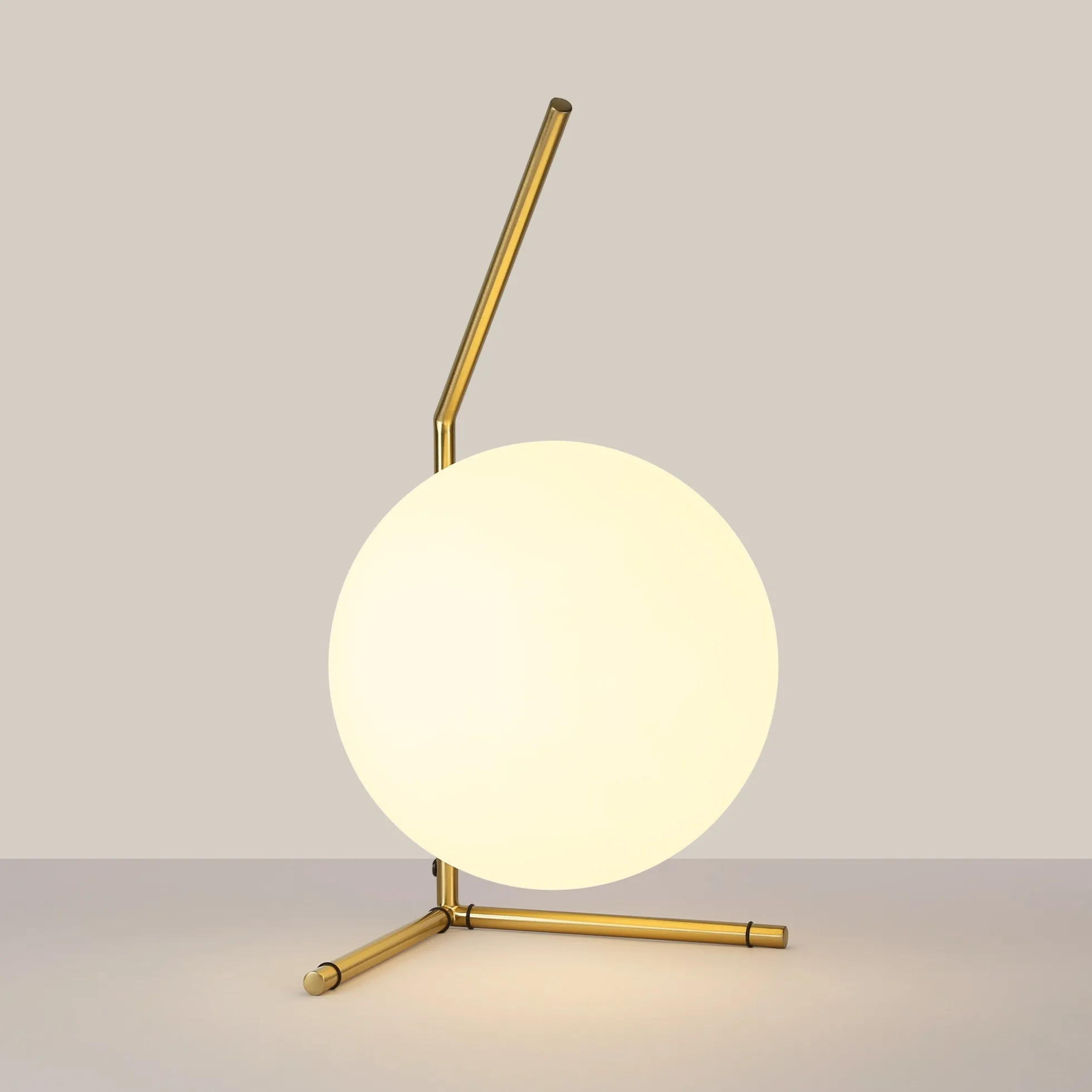Lámpara de mesa bola cristal "OCTO 200" - E27 - Ø 22cm