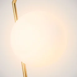 Lámpara de mesa bola cristal