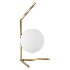Lámpara de mesa bola cristal