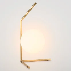 Lámpara de mesa bola cristal