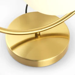 Lámpara de mesa bola cristal "Porto"