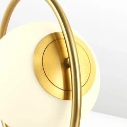 Lámpara de mesa bola cristal 