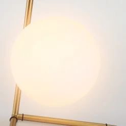 Lámpara de mesa bola cristal 
