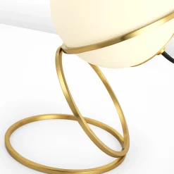 Lámpara de mesa bola cristal 
