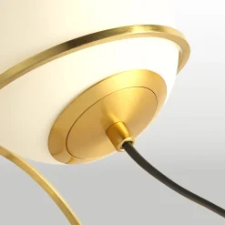 Lámpara de mesa bola cristal 