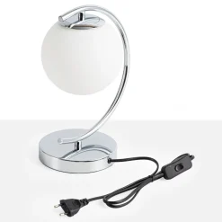 Lámpara de mesa bola cristal