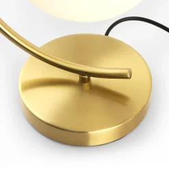Lámpara de mesa bola cristal