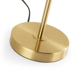 Lámpara de mesa con esferas de cristal