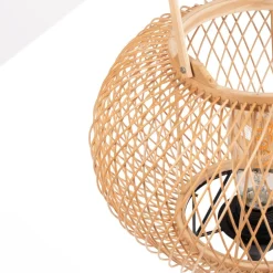 Lámpara de mesa de bambú